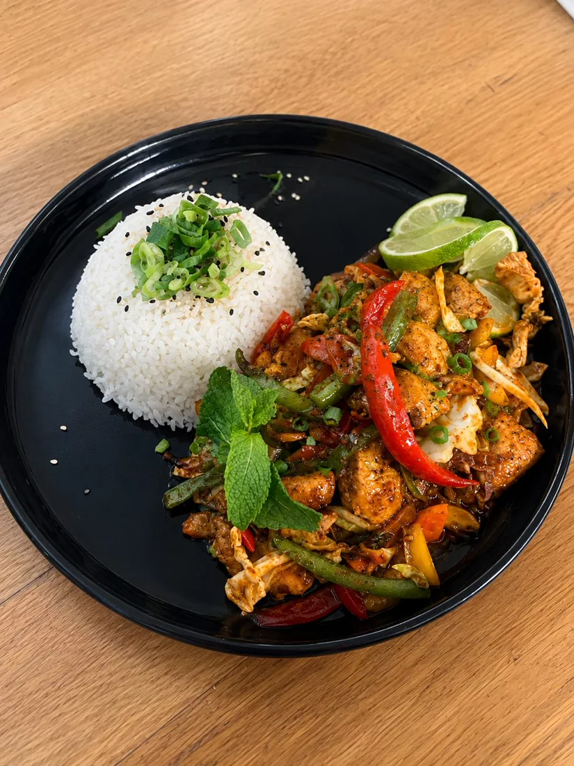 Szechuan mit Poulet