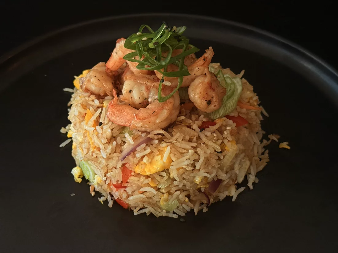 Yakimeshi Garnelen